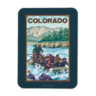 Fluss RaftingColorado Magnet