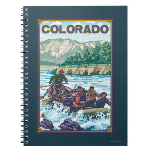 Fluss RaftingColorado Notizblock