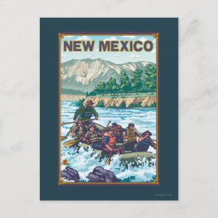 Fluss RaftingNew Mexico Postkarte