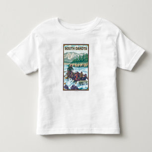 Fluss RaftingSouth Dakota Kleinkind T-shirt