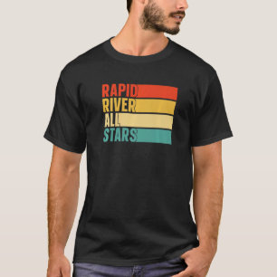 Fluss Rapid All Stars River Rapids Rafting T-Shirt