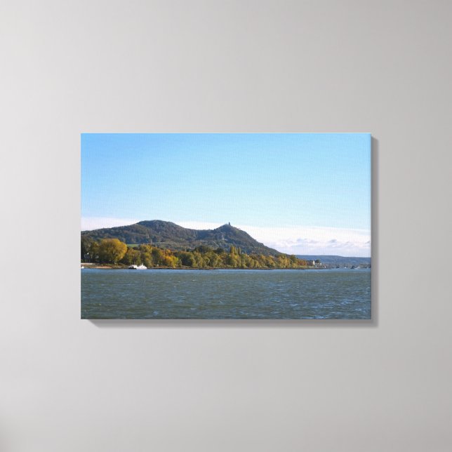 Fluss Rhein Leinwanddruck (Vorderseite)