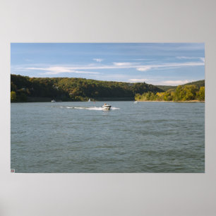 Fluss Rhein Poster