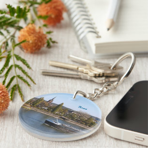 Fluss Rhein Schlüsselanhänger