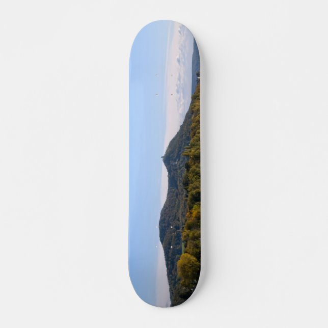 Fluss Rhein Skateboard (Vorne)