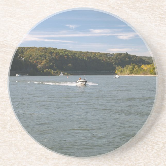 Fluss Rhein Untersetzer (Vorne)