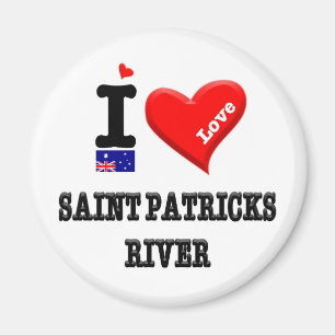 FLUSS SAINT PATRICKS - I-Liebe Magnet