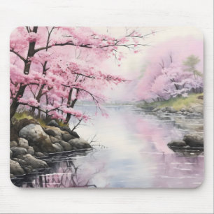 Fluss Sakura Spring Mousepad
