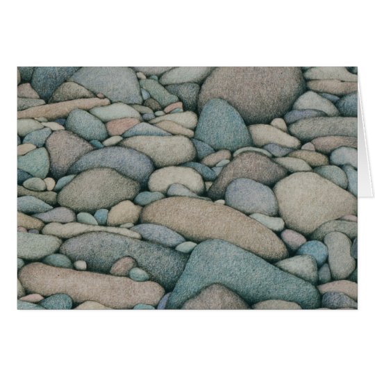 Fluss schaukelt Gruß-Karte Karte