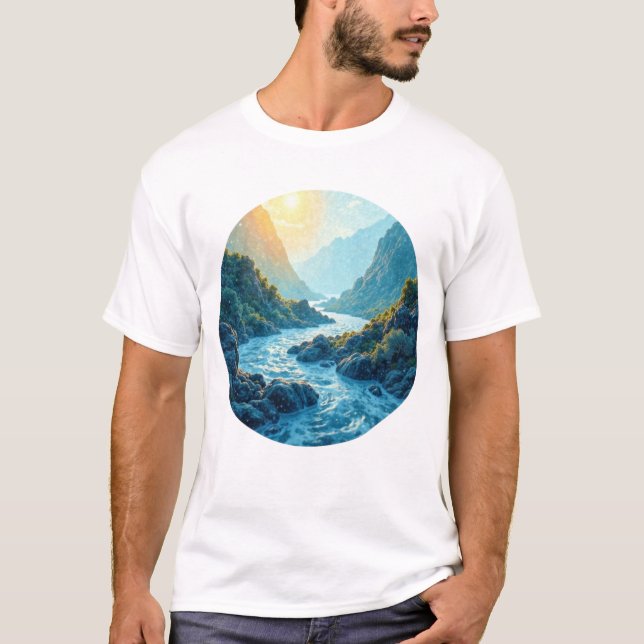 Fluss Serenity T-Shirt (Vorderseite)