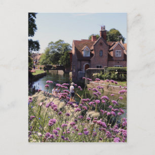 Fluss Stour, Canterbury, Kent, UK Postkarte