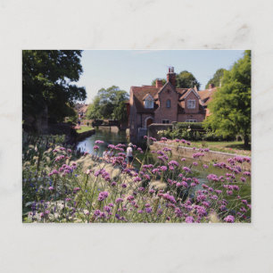 Fluss Stour, Canterbury, Kent, UK Postkarte