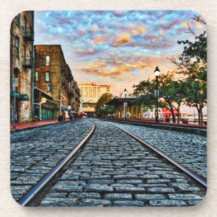 Fluss Street Savannah Untersetzer