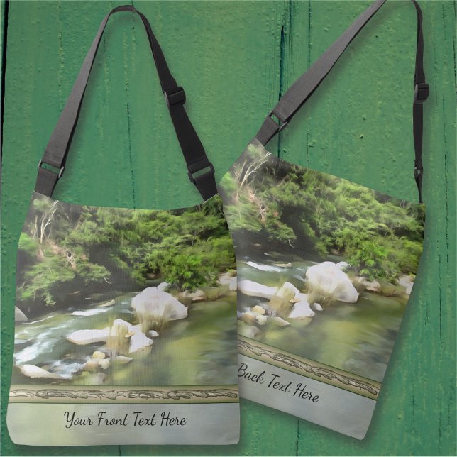 Fluss Süd 0365 Tragetaschen Mit Langen Trägern (Von Creator hochgeladen)