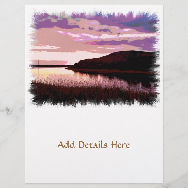 FLUSS SUNSET FLYER (Vorne)