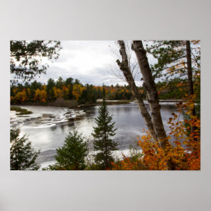 Fluss Tahquamenon, Michigan Poster