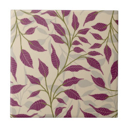 Fluss tanzender Blätter Delicate Green Foliage HD Fliese