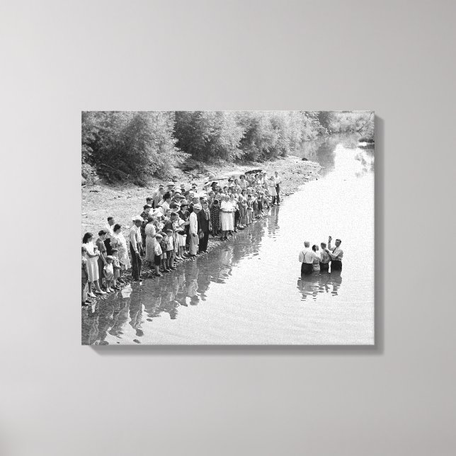 Fluss Taufe, 1940 Leinwanddruck (Vorderseite)