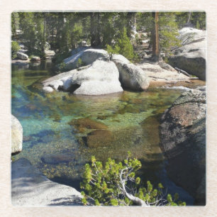 Fluss Tuolumne in Tuolumne Meadows, Yosemite, CA Glasuntersetzer