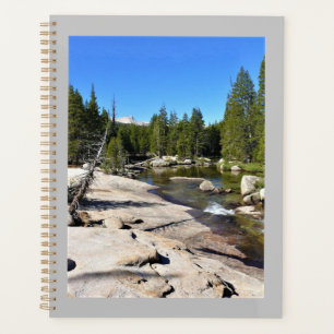 Fluss Tuolumne mit Domspitze, Josemite, CA Planer