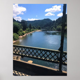 Fluss Umpqua, OR Poster