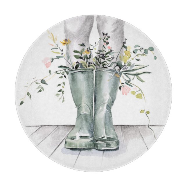 Fluss und Wachstum II Schneidebrett (Vorderseite)