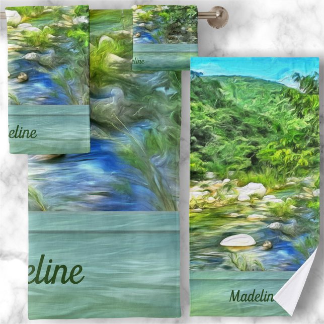 Fluss Vallarta South 0366 Badhandtuch Set (Von Creator hochgeladen)