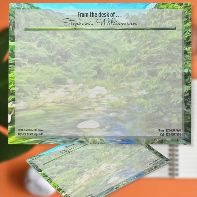 Fluss Vallarta South 0366 Notizblock (Von Creator hochgeladen)