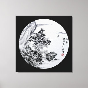 Fluss View Leinwanddruck