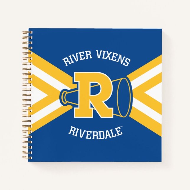 Fluss Vixens Cheer Uniform Notizbuch (Vorderseite)