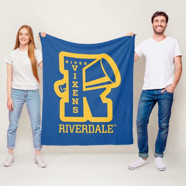 Fluss Vixens Letterman Fleecedecke (Beispiel)