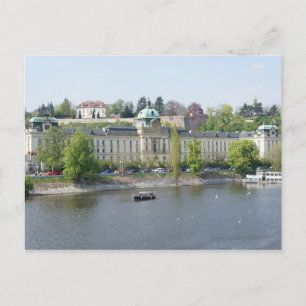 Fluss Vltava Postkarte