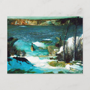 Fluss von George Wesley Bellows Postkarte