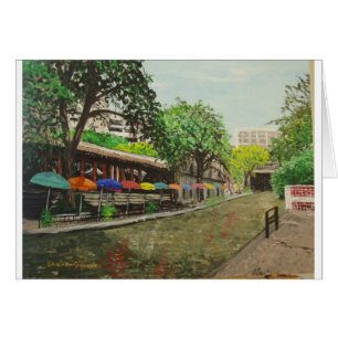 Fluss Walk San Antonio, TX Malerei