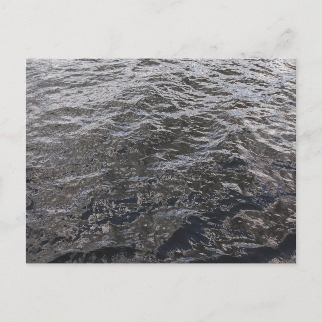 Fluss Wasser Postkarte (Vorderseite)