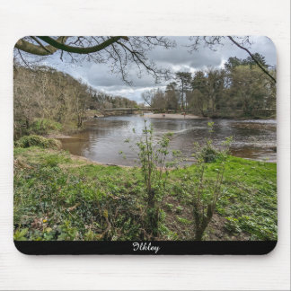 Fluss Wharfe Mousepad