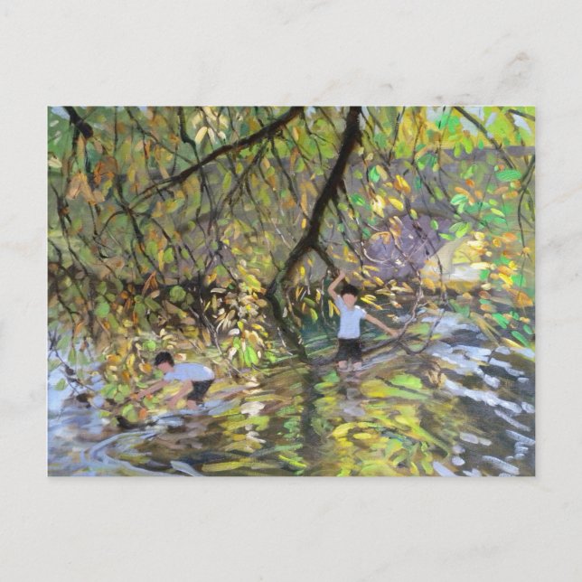 Fluss Wye 2008 Postkarte (Vorderseite)