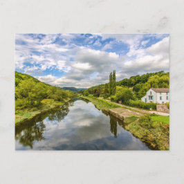 Fluss Wye Postcard Postkarte