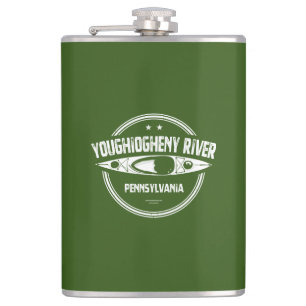 Fluss Youghiogheny, Pennsylvania Flachmann