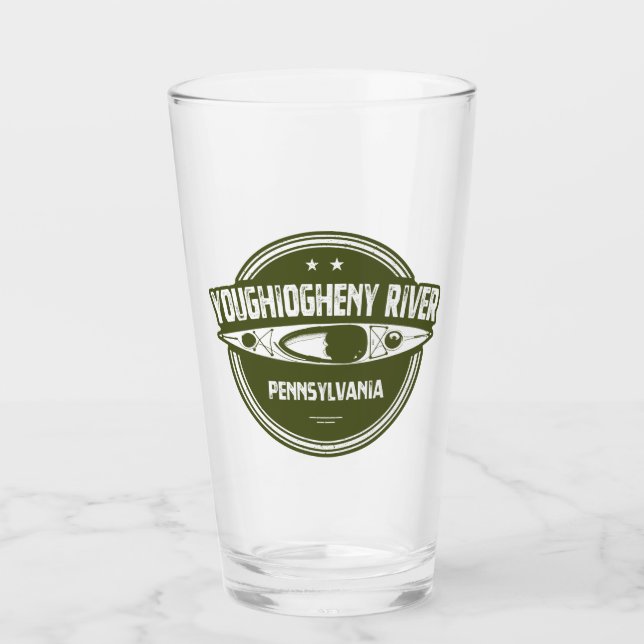Fluss Youghiogheny, Pennsylvania Glas (Vorderseite)