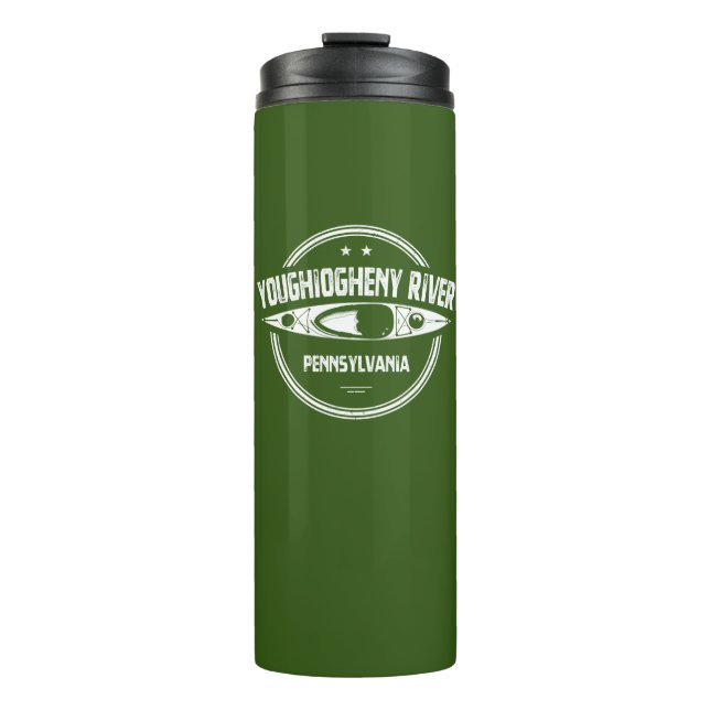 Fluss Youghiogheny, Pennsylvania Thermosbecher (Vorderseite)