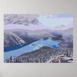 Flussberge Poster