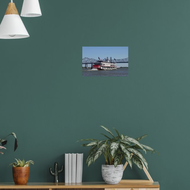 Flussboot Poster (Wohnzimmer 1)