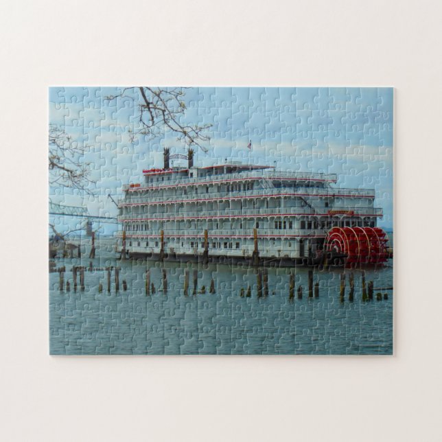 Flussboot Stern Wheeler Oregon. (Horizontal)
