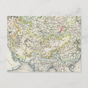 Flüsse Asiens Postkarte