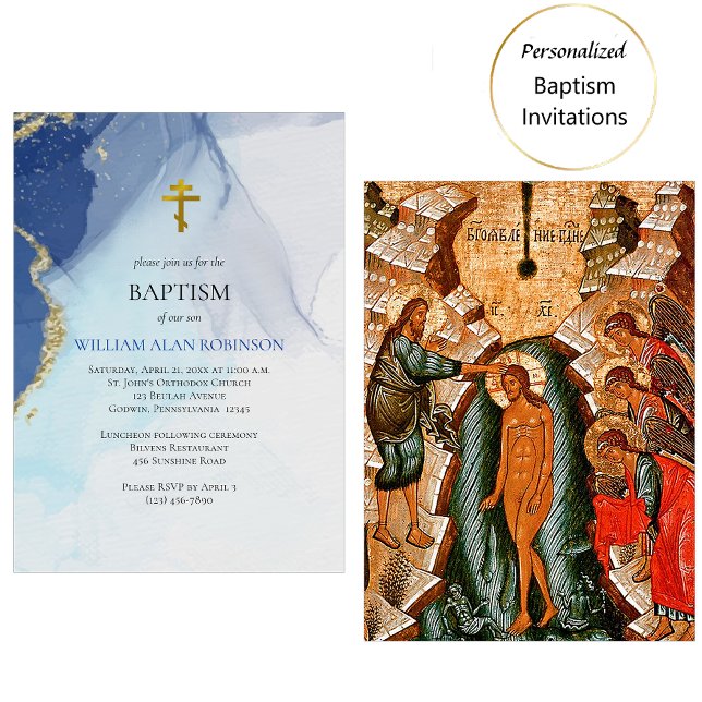 Flüsse des lebenden Wassers Orthodoxe Christliche  Einladung (Von Creator hochgeladen)