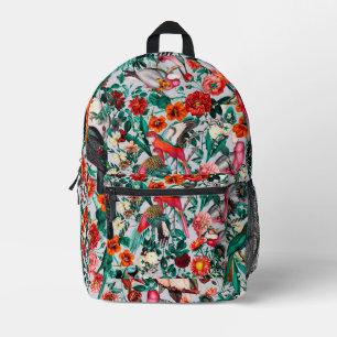 FLÜSSE UND VÖGEL XIV-II BEDRUCKTER RUCKSACK