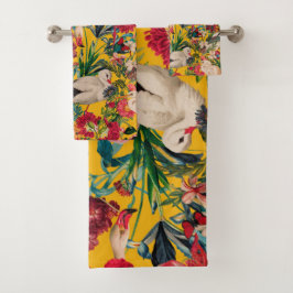 FLÜSSE UND VÖGEL XVIII BADHANDTUCH SET