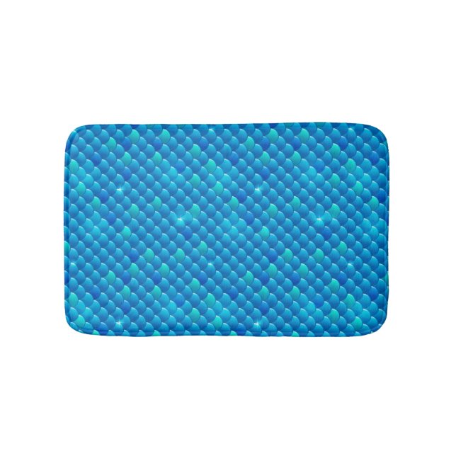 Flussfischskalen Badematte (Vorderseite)