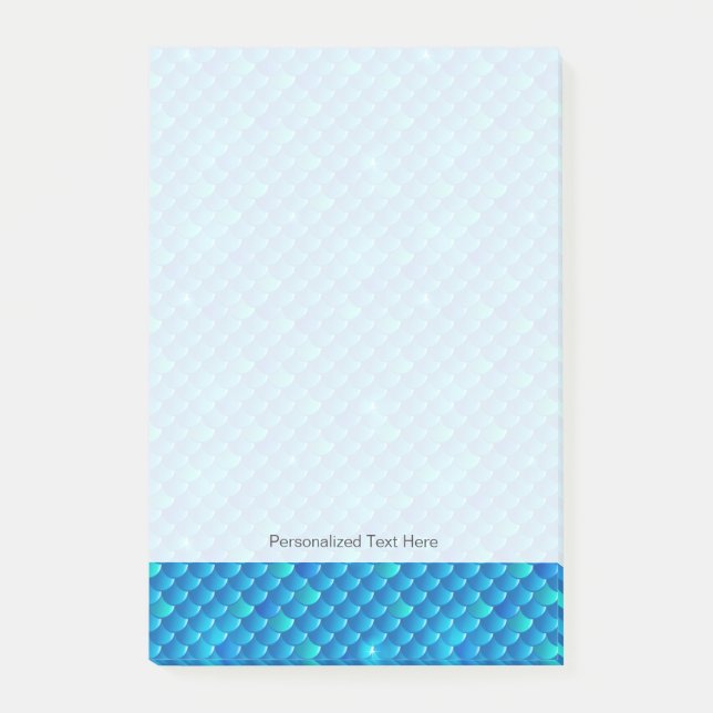 Flussfischskalen Post-it Klebezettel (Vorderseite)